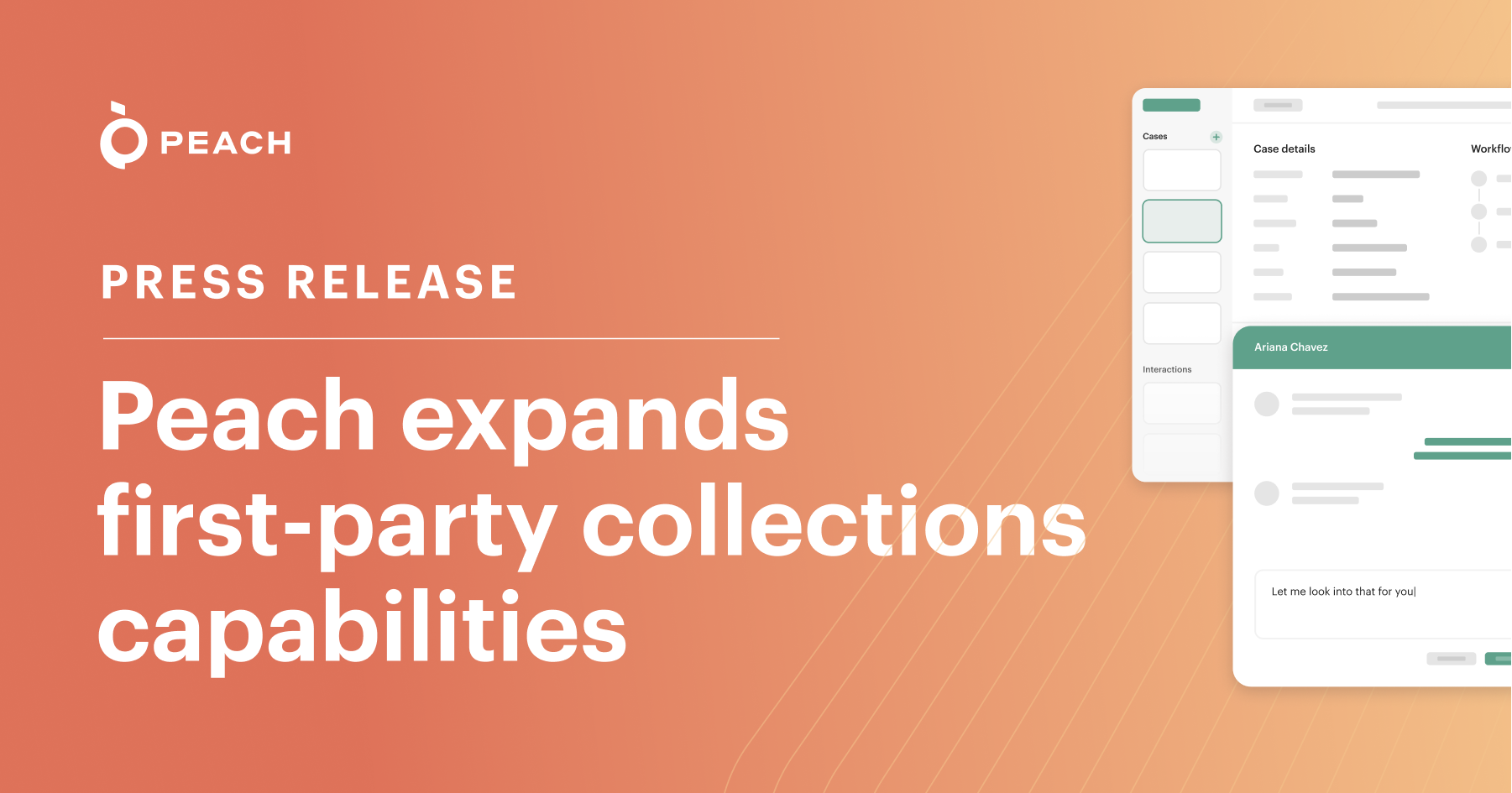 Peach expands first-party collections capabilities