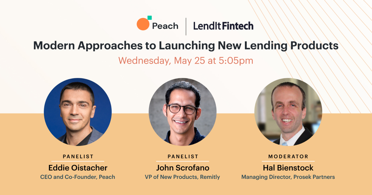 Eddie Oistacher of Peach will speak at LendIt Fintech USA 2022