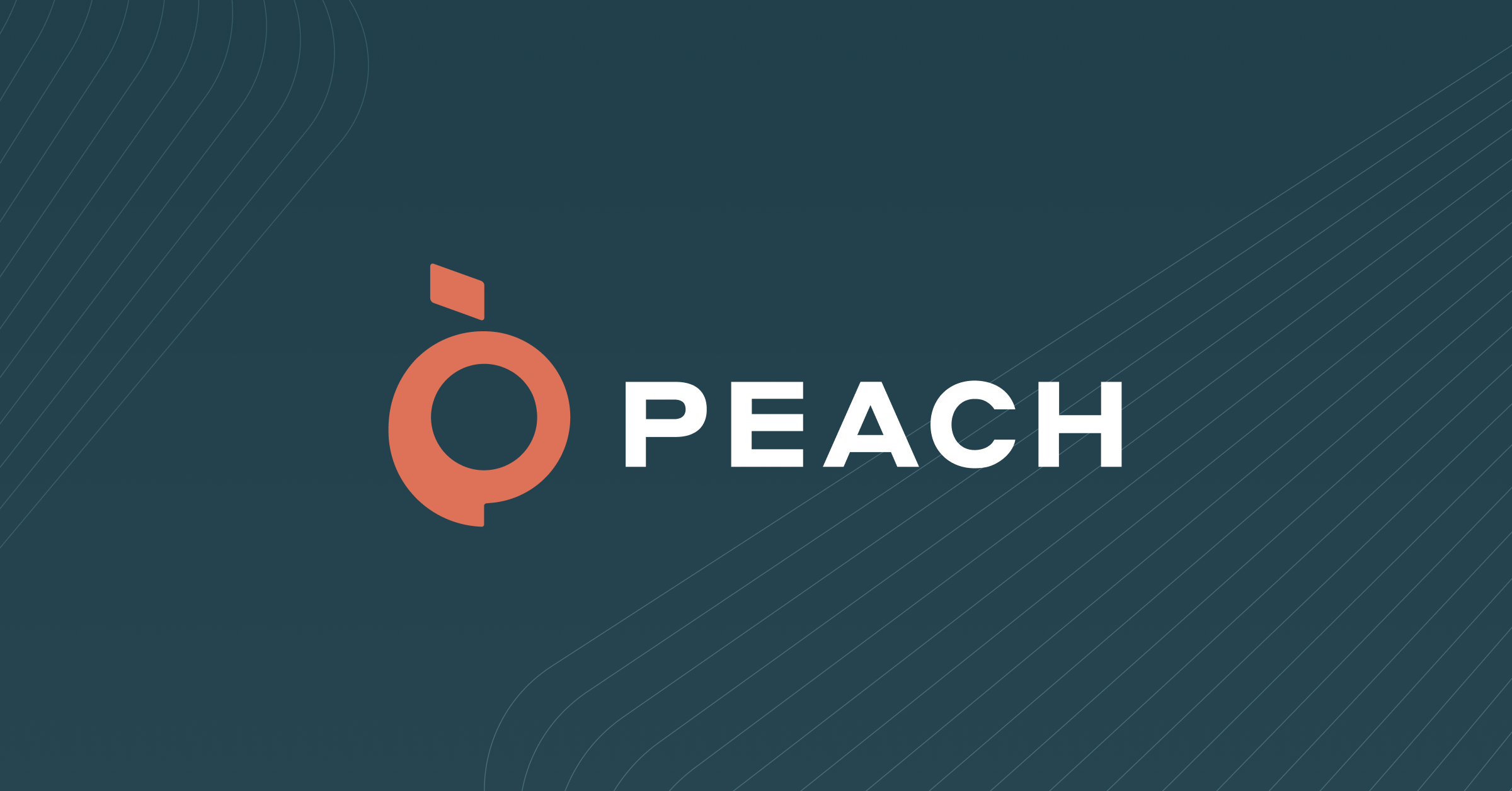 New, rebranded Peach logo